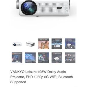 Vankyo Projector Leisure 495W